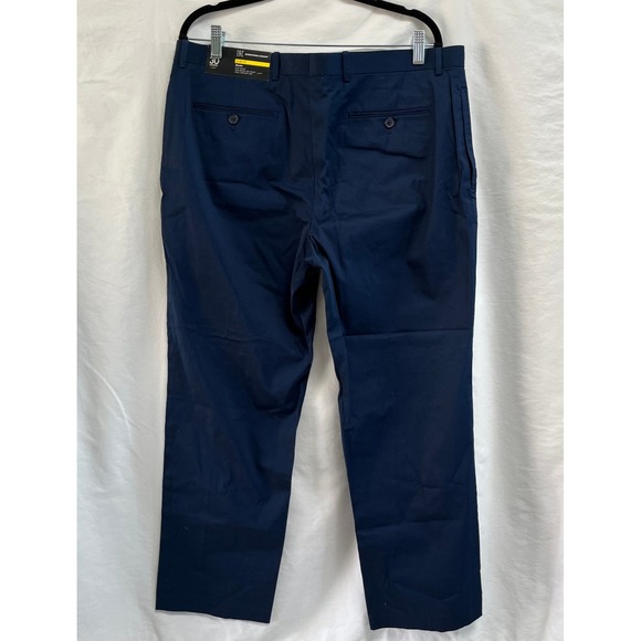 INC International Concepts Dress Pants Mens Blue 34x30 (Fits 36x28) Straight Leg - Picture 2 of 10